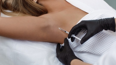 Ботулотоксин в подмышки