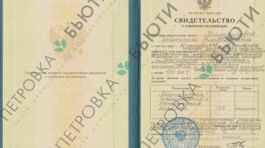 Свидетельство